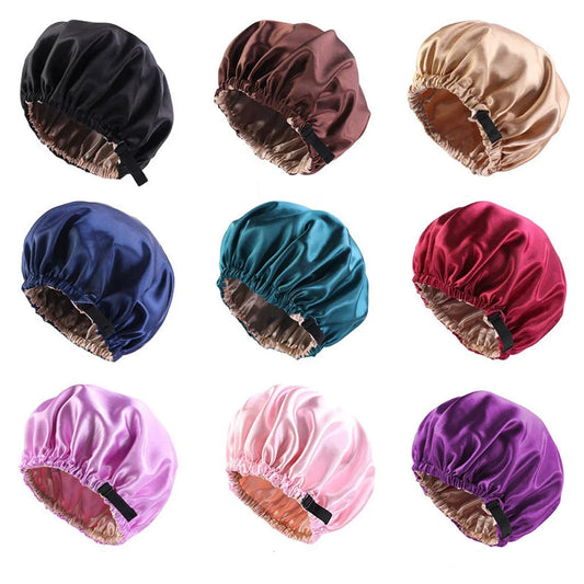 Bonnet en Satin Ajustable