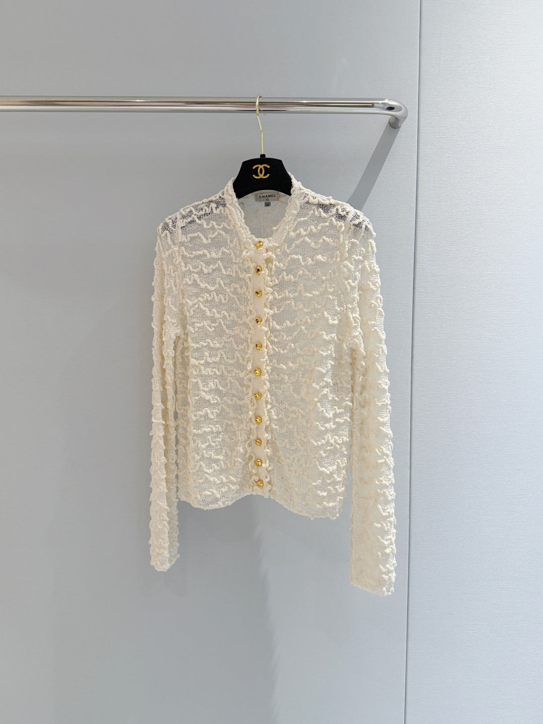 CC Métiers d'Art 2026 Sheer Cardigan Silk 750204