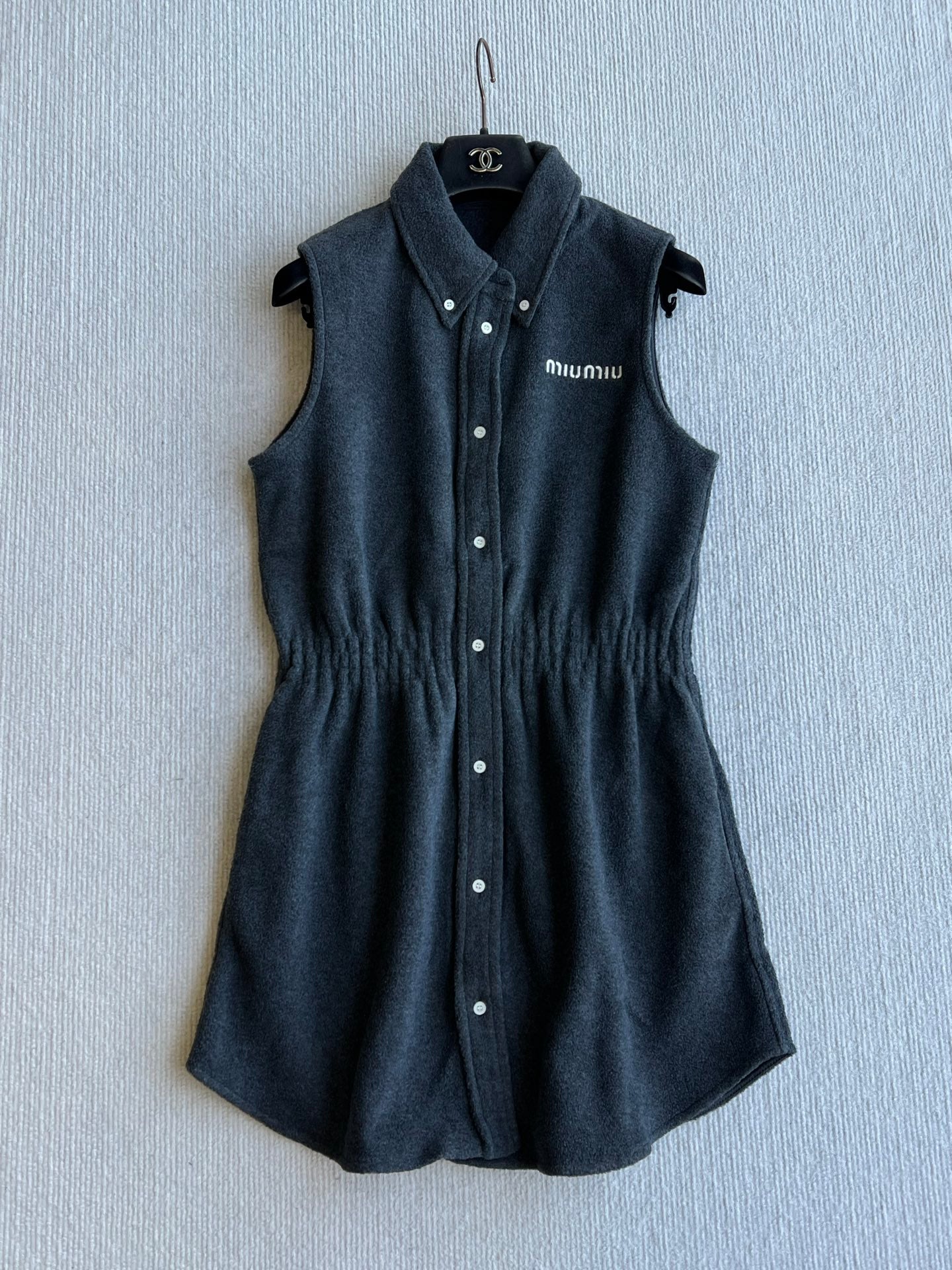 MM 26s Fleece Vest Dress Recycled Polyester Blend  439718